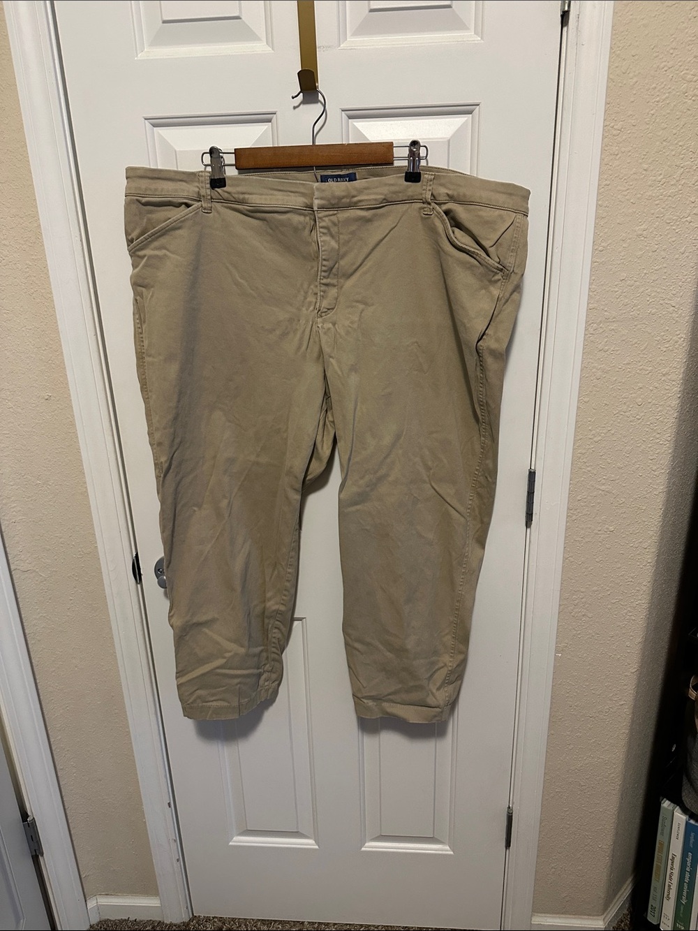 Old Navy Tan Cropped Ankle Pants